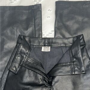 Cotton On Black Faux Leather Pants